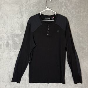 GORUCK 24/7 Merino Tee Henley XL Long Sleeve USA Made Tactical Black